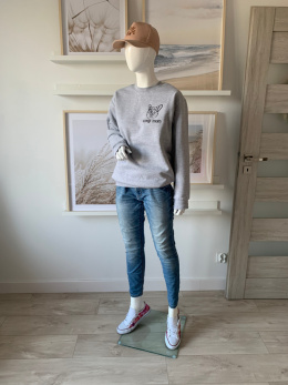 Bluza bez kaptura S - haft na piersi- Corgi Mom - Nadanie 24H!