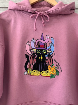 Bluza (280g) - Magiczne koty - Czarodziej- Nadanie 24H