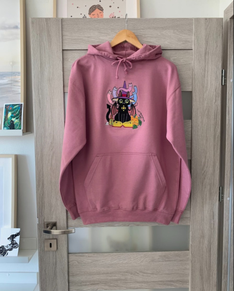 Bluza (280g) - Magiczne koty - Czarodziej- Nadanie 24H Bluza (280g) - Magiczne koty - Czarodziej- Nadanie 24H