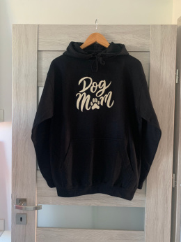 Bluza Czarna XL - Dog Mom - Nadanie 24H!
