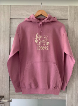 Bluza - Life is better with a dog - kolor mix