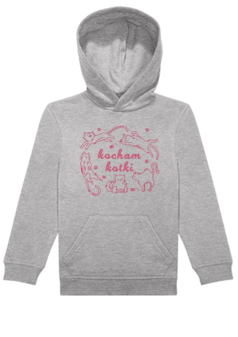 Bluza dziecięca - kocham kotki Bluza dziecięca - kocham kotki