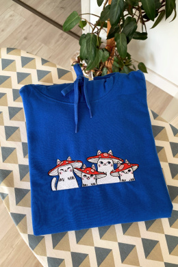 Bluza - koty muchomorki