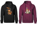 Bluza oversize z haftem (280g) - Magiczny świat