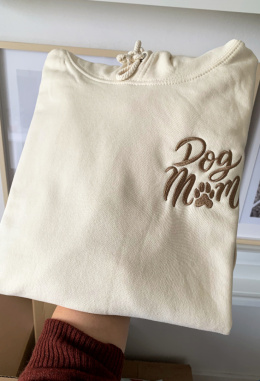 Bluza wanilia S - Dog Mom - Nadanie 24H