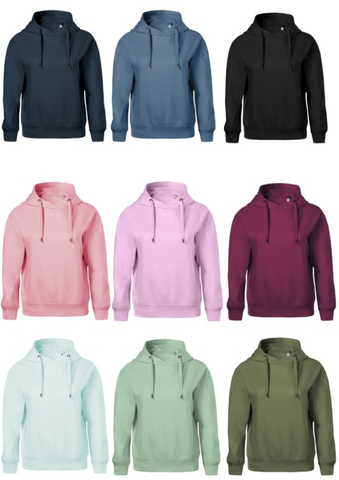 Bluza oversize z haftem (280g) - Kocham kotki Bluza oversize z haftem (280g) - Kocham kotki