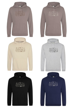 Bluza z haftem (280g) - Kocham pieski