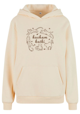 Bluza z haftem (330g) - Kocham kotki