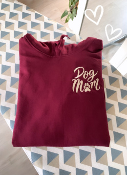 Bluza wino - Dog Mom